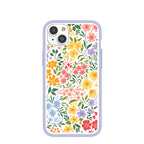 Clear Blooming Wild iPhone 14 Plus Case With Lavender Ridge