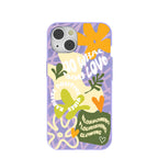 Lavender Blossoming Minds iPhone 14 Case