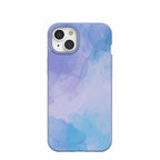 Lavender Blue Reflections iPhone 15 Plus Case