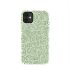 Sage Green Born to be green iPhone 11 Case