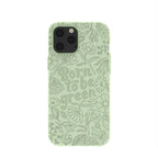Sage Green Born to be green iPhone 12 Pro Max Case