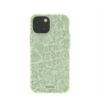 Sage Green Born to be green iPhone 13 Mini Case