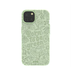 Sage Green Born to be green iPhone 13 Case