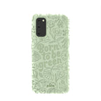 Sage Green Born to be green Samsung Galaxy S20 Case
