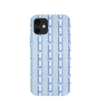 Powder Blue Bows and Blossoms iPhone 12 Mini Case