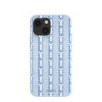 Powder Blue Bows and Blossoms iPhone 13 Mini Case