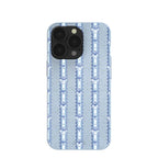 Powder Blue Bows and Blossoms iPhone 13 Pro Case