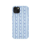 Powder Blue Bows and Blossoms iPhone 13 Case