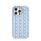 Powder Blue Bows and Blossoms iPhone 15 Pro Case