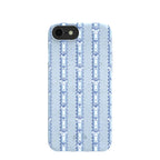 Powder Blue Bows and Blossoms iPhone 6/6s/7/8/SE Case