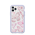 Clear Butterfly Effect iPhone 11 Pro Case With Lavender Ridge