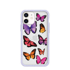Clear Butterfly Sky iPhone 12/ iPhone 12 Pro Case With Lavender Ridge