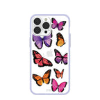 Clear Butterfly Sky iPhone 13 Pro Max Case With Lavender Ridge