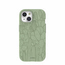 Coque Cactus Vert Sauge pour iPhone 15