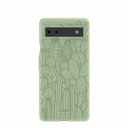 Sage Green Cacti Google Pixel 6a Case