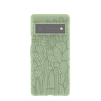 Sage Green Cacti Google Pixel 6 Pro Case