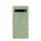 Sage Green Cacti Google Pixel 7a Case