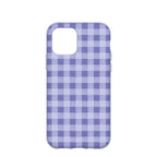 Lavender Checkered iPhone 11 Pro Case