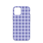 Lavender Checkered iPhone 12 Mini Case