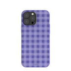 Lavender Checkered iPhone 13 Pro Max Case