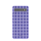 Lavender Checkered Google Pixel 6a Case