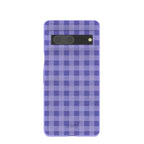 Lavender Checkered Google Pixel 7 Case