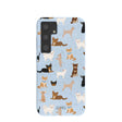 Powder Blue Chihuahua Charms Samsung Galaxy S24 Case