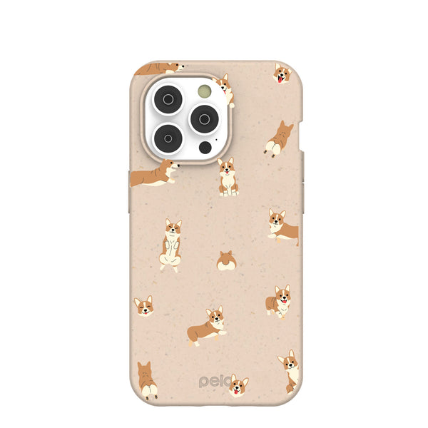 iPhone 14 Pro | Seashell Corgi Cuties Case Compostable iPhone 14 Pro | Seashell Corgi Cuties Case Compostable