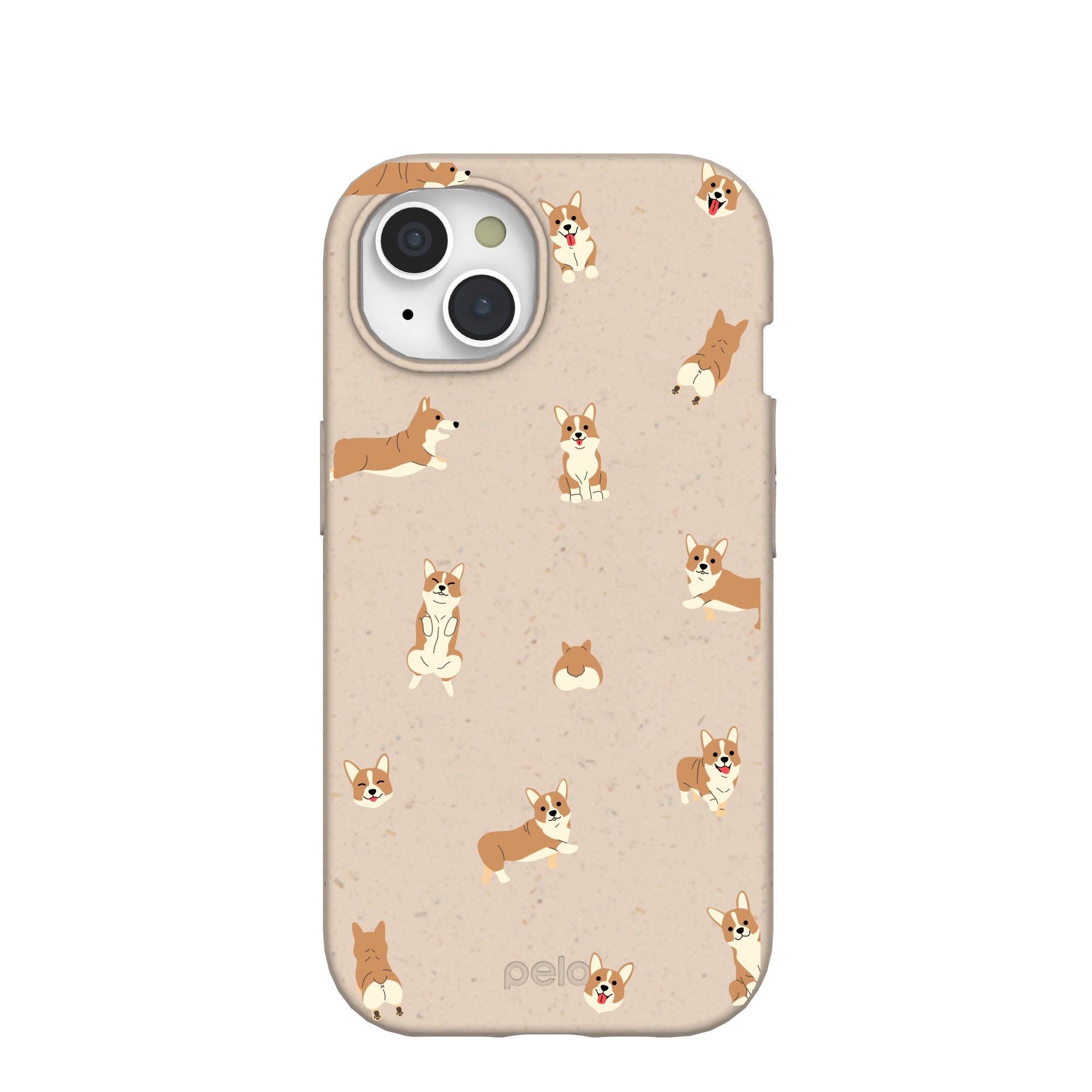 Seashell Corgi Cuties iPhone 15 Case Pela Case