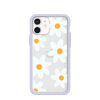Clear Daisy iPhone 12/ iPhone 12 Pro Case With Lavender Ridge