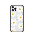 Clear Daisy iPhone 12 Pro Max Case With Black Ridge