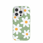 Sage Green Daisy iPhone 15 Pro Case
