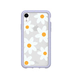 Clear Daisy iPhone XR Case With Lavender Ridge