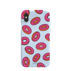 Powder Blue Donuts iPhone X Case