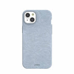 Powder Blue Ebb and Flow iPhone 14 Plus Case