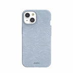 Powder Blue Ebb and Flow iPhone 14 Case