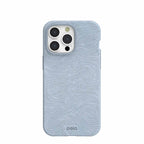 Powder Blue Ebb and Flow iPhone 15 Pro Max Case