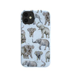 Powder Blue Elephant Parade iPhone 11 Case