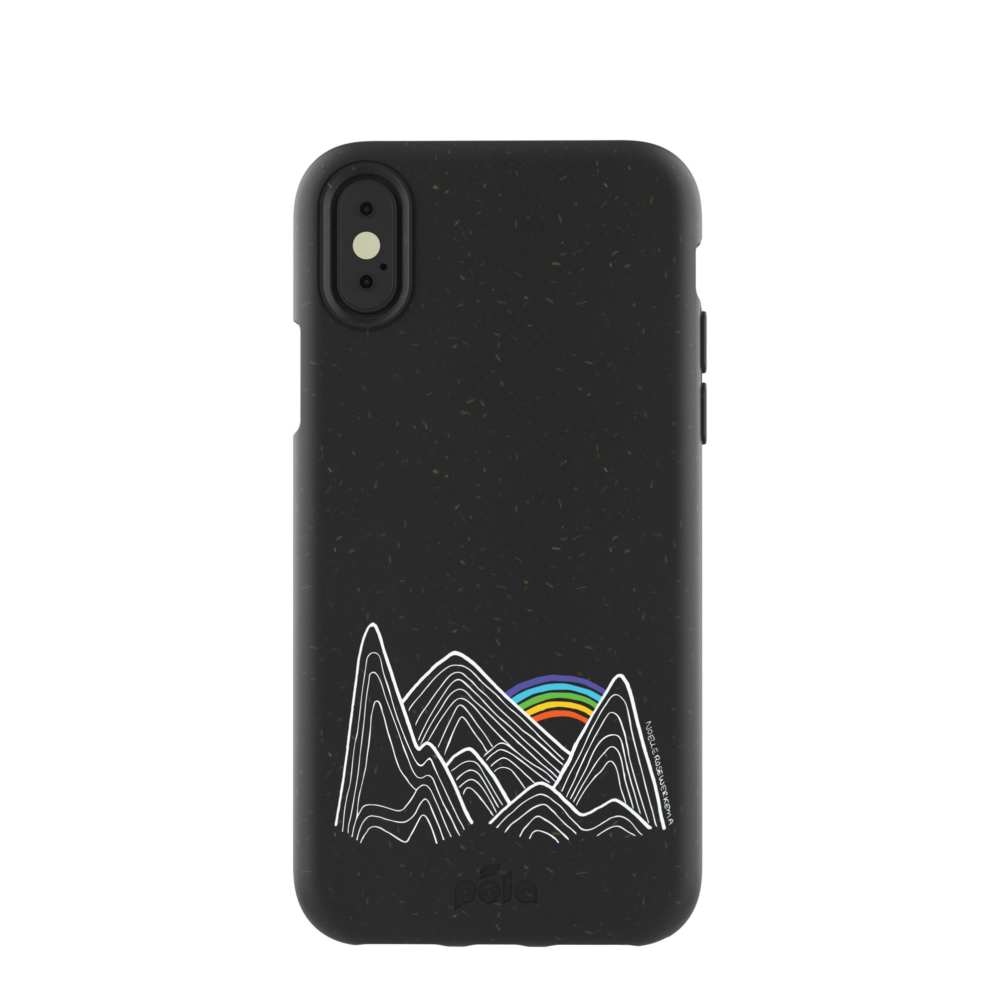 Black Elevation iPhone X Case Pela Case