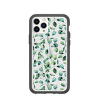 Clear Eucalyptus iPhone 11 Pro Case With Black Ridge
