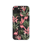 Black Flamingo Party iPhone 13 Case