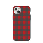 Black Flannel iPhone 14 Plus Case
