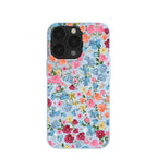 Powder Blue Fleurs iPhone 13 Pro Case