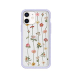 Clear Floral Vines iPhone 12/ iPhone 12 Pro Case With Lavender Ridge