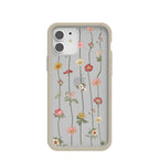Clear Floral Vines iPhone 12/ iPhone 12 Pro Case With London Fog Ridge