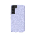 Lavender Flowerbed Samsung Galaxy S22 Case