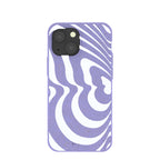 Lavender Flutter Left iPhone 13 Mini Case