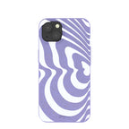 Lavender Flutter Left iPhone 13 Case