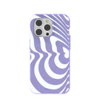 Lavender Flutter Left iPhone 14 Pro Case