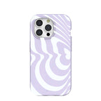 Lavender Flutter Left iPhone 15 Pro Case